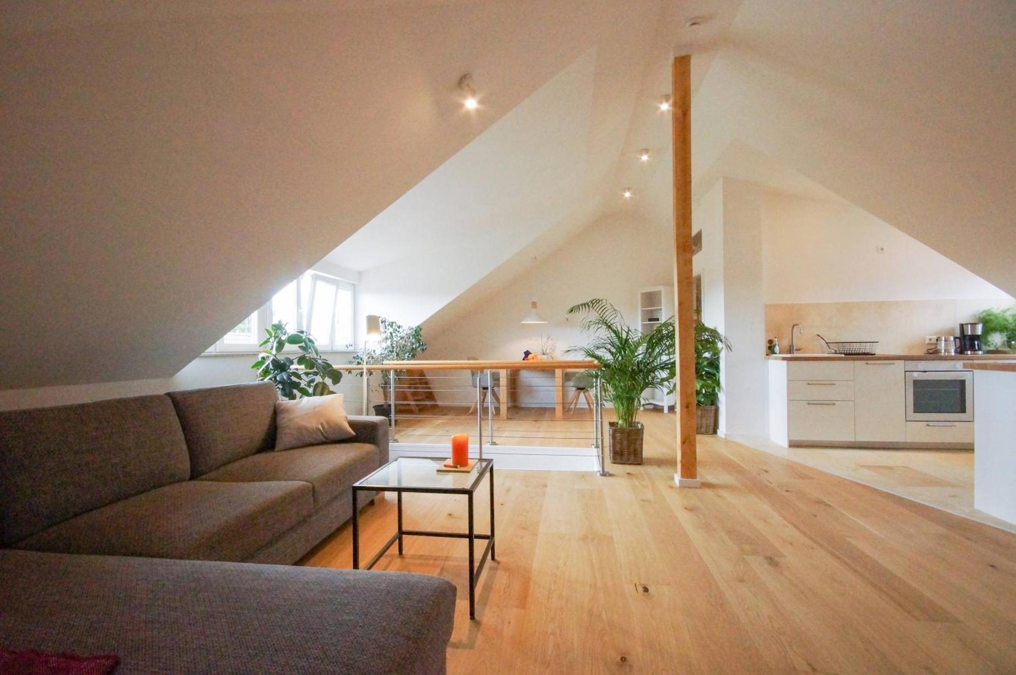 Modernes Und Helles Apartment Im Loft Stil Heidelberg Ngoại thất bức ảnh